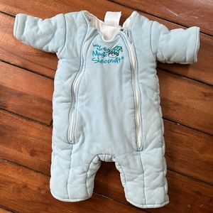 Magic Merlin sleep suit. Large. 6-9 months. Blue